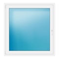 Fenster 125x129,5 cm Weiß